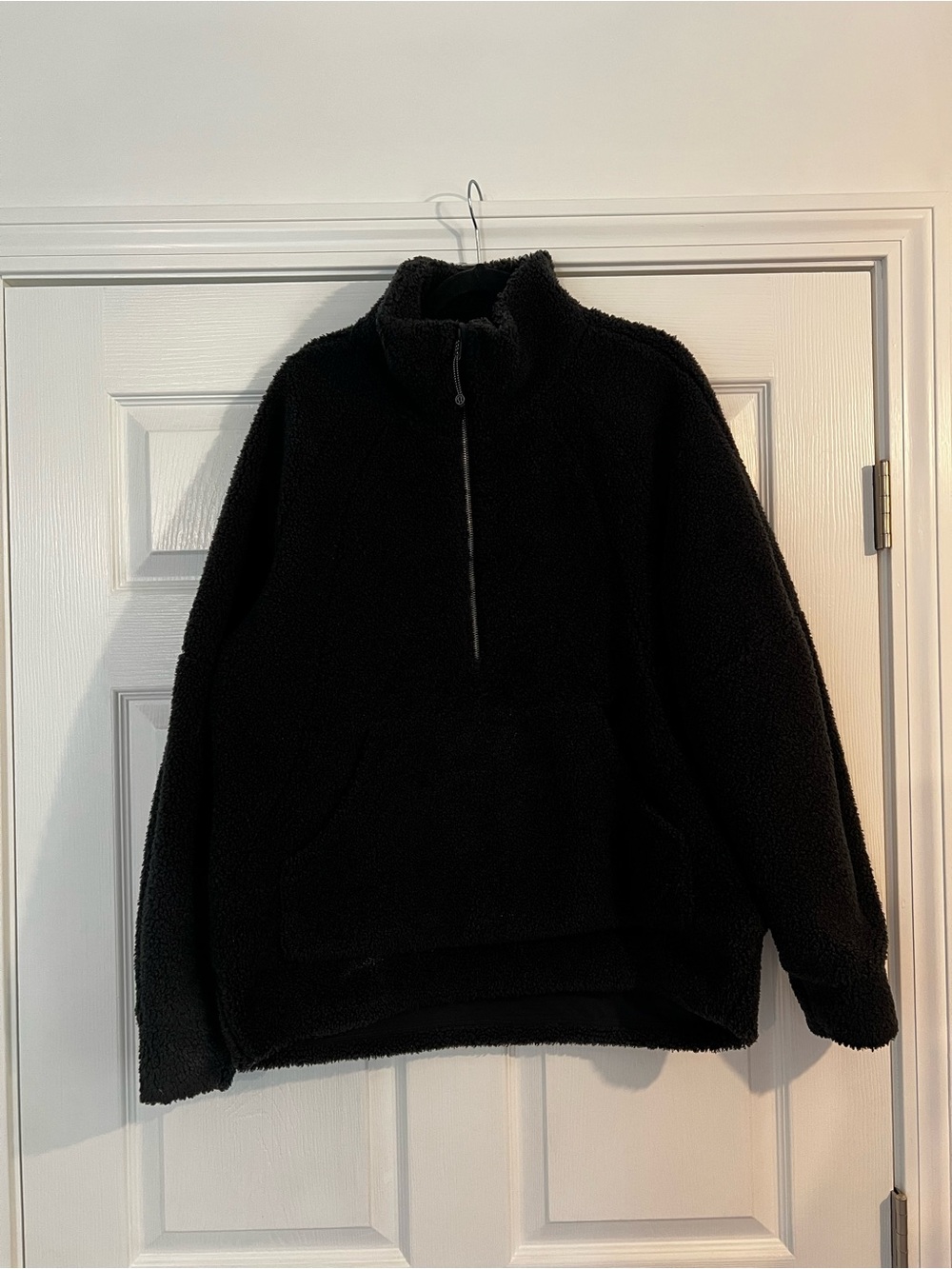 lululemon athletica Black Sherpa Half-Zip Jacket